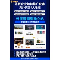 外貿(mào)營銷型獨立站打造--做有詢盤B2B外貿(mào)獨立站--點石成金