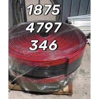 聚氨酯橡膠復合檔皮 Y190*16型裙板 配夾持器角鋁