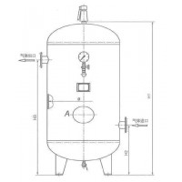 供應申江牌1立方儲氣罐 2立方儲氣罐 3立方儲氣罐 儲氣罐