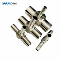 316L不銹鋼鍛制三通衛生級BA/EP三通彎頭大小頭工廠直發